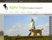 Tablet Screenshot of alphadogs-lcva.com